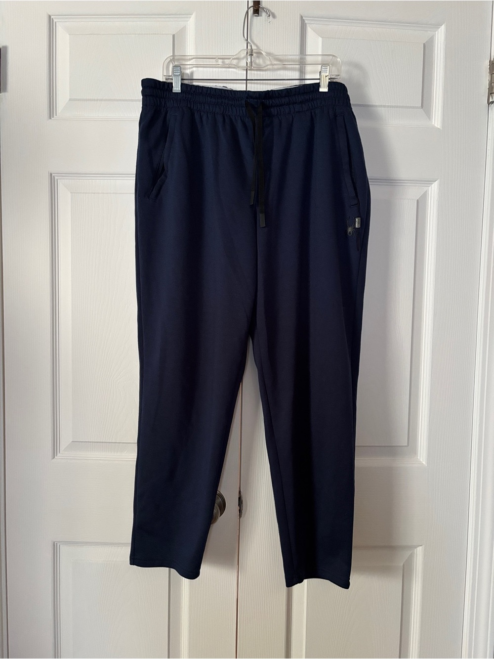 Spyder Active Men’s XL Navy Athletic Jogger Pants Zip Pockets